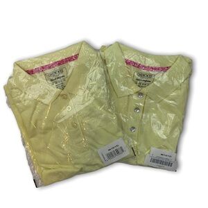 Girls Cherokee Uniform Shirts | Yellow | Size 10/12 | NWT